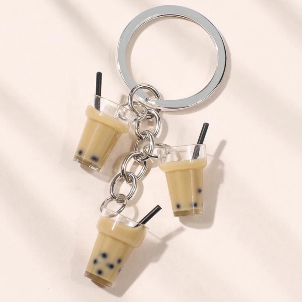 🍉5 for $25* Bubble Milk Tea Keychain